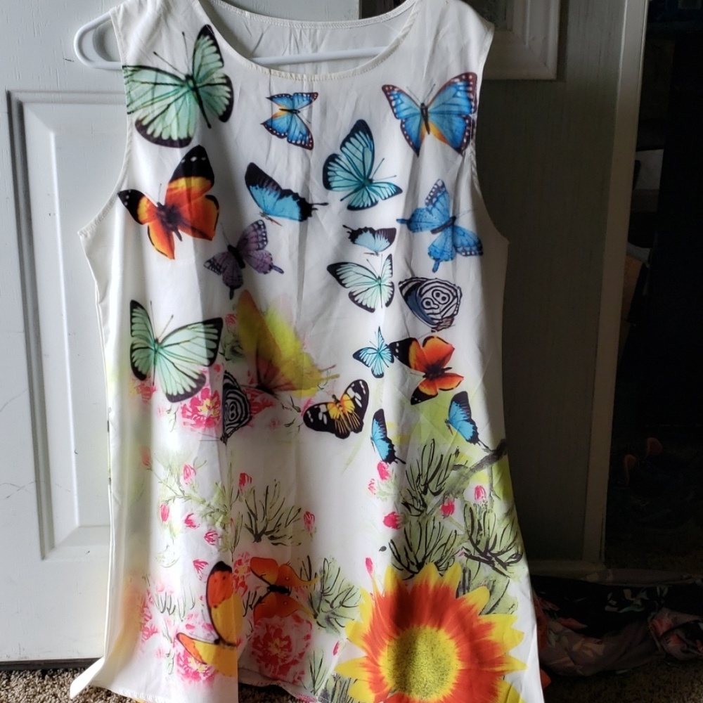 Silky Butterfly dress